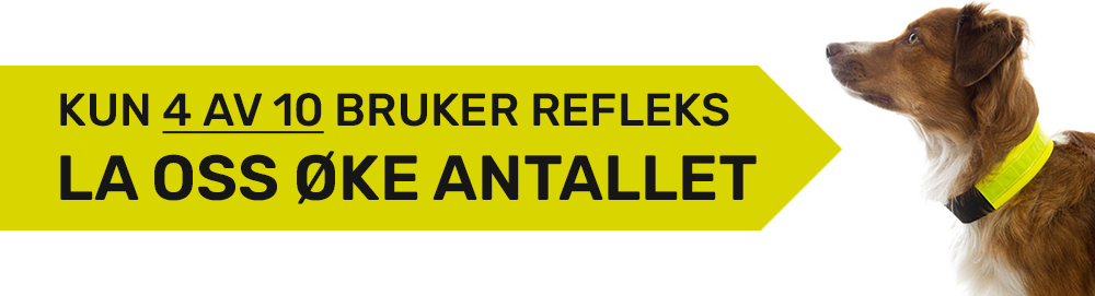 La oss ke antallet som bruker refleks!